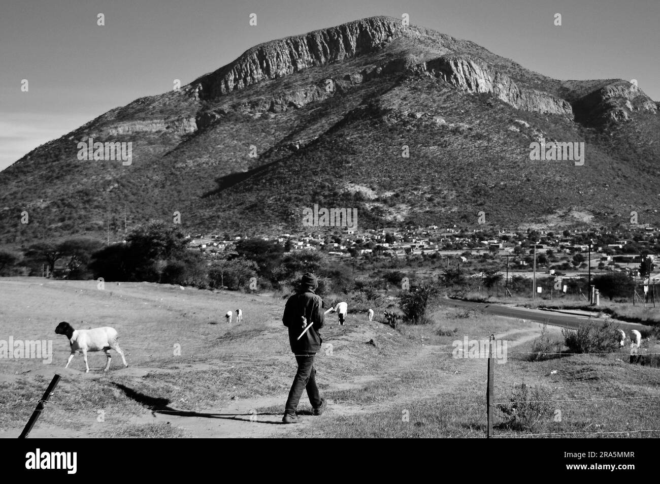 Tranche de vie dans les villages ruraux de GA-Chuene et GA-Maja dans le Limpopo, Afrique du Sud Banque D'Images