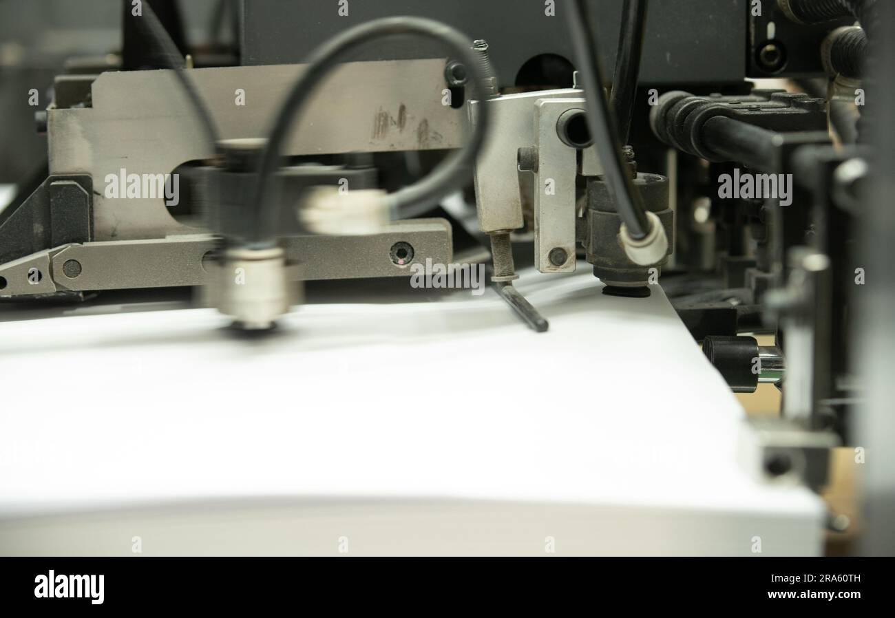 Impression maison procédé d'impression intérieur machines papier Banque D'Images