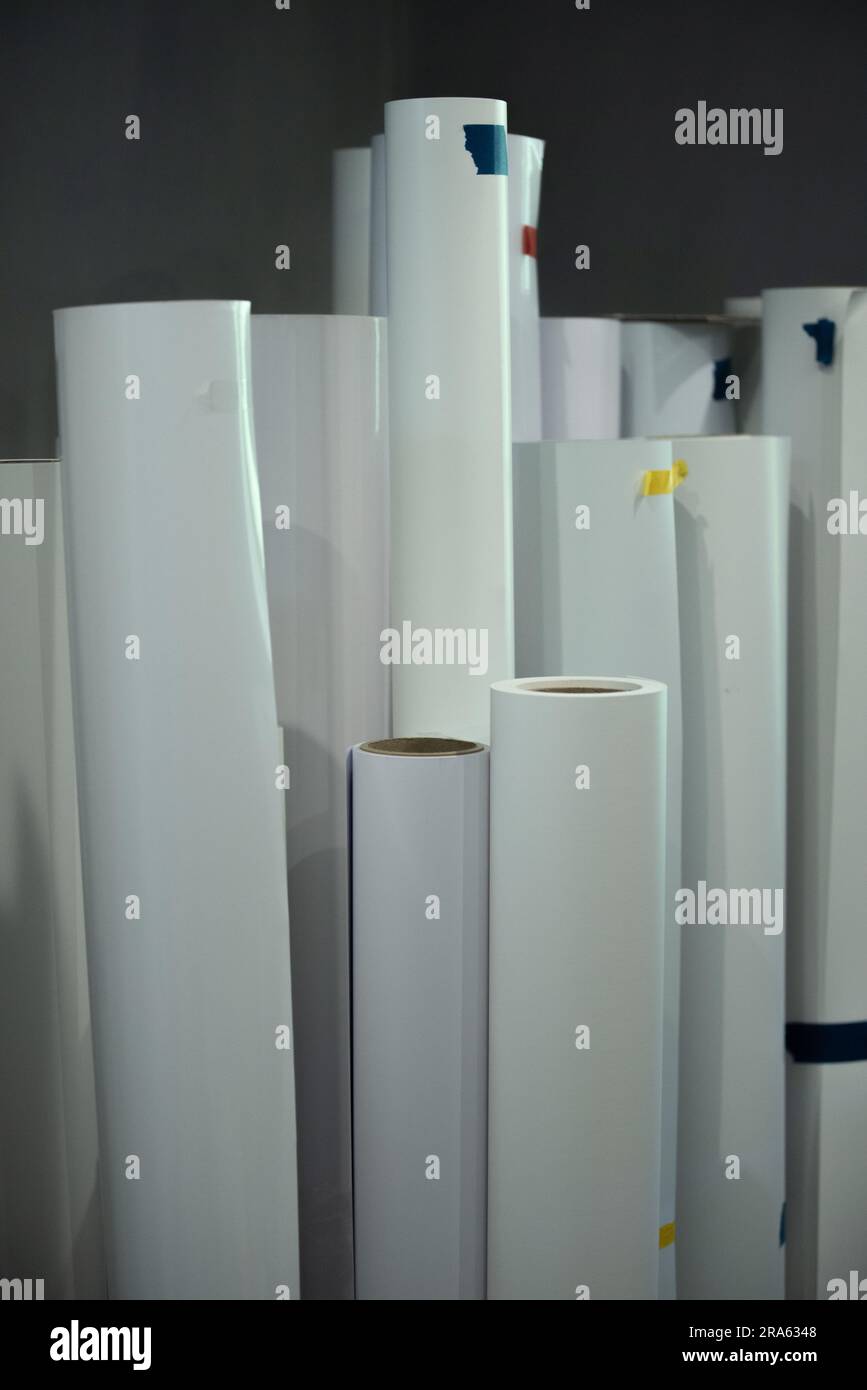 Impression maison procédé d'impression intérieur machines papier Banque D'Images