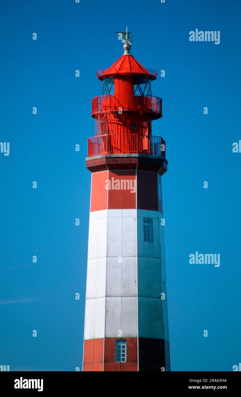 Phare de Fluegge, Fehmarn, Schleswig-Holstein, Allemagne Banque D'Images