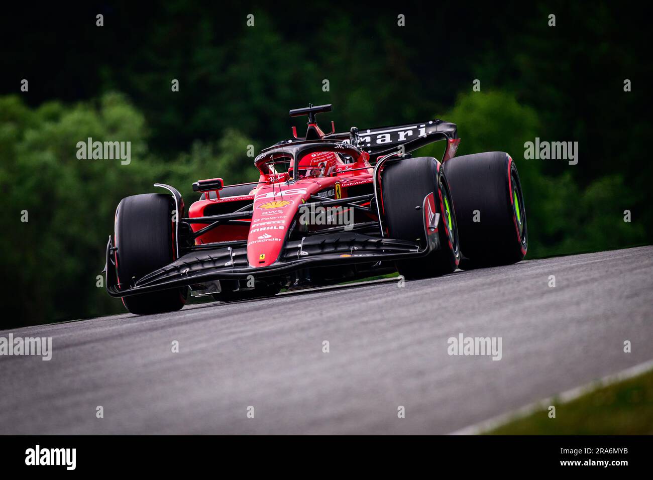 Spielberg, Autriche. 30th juin 2023. Charles Leclerc, pilote monégasque de la Scuderia Ferrari, participe à la séance de qualification du Grand Prix autrichien de F1 au Red Bull Ring. (Photo par jure Makovec/SOPA Images/Sipa USA) crédit: SIPA USA/Alay Live News Banque D'Images