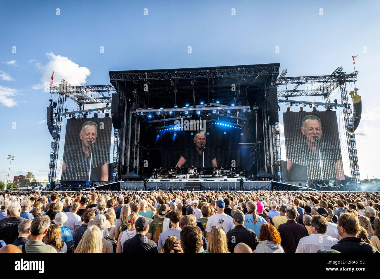 Oslo, Norvège. 30th juin 2023. Le chanteur, compositeur et musicien américain Bruce Springsteen interprète un concert avec le E Street Band à Voldslokka à Oslo. (Crédit photo : Gonzales photo/Alamy Live News Banque D'Images