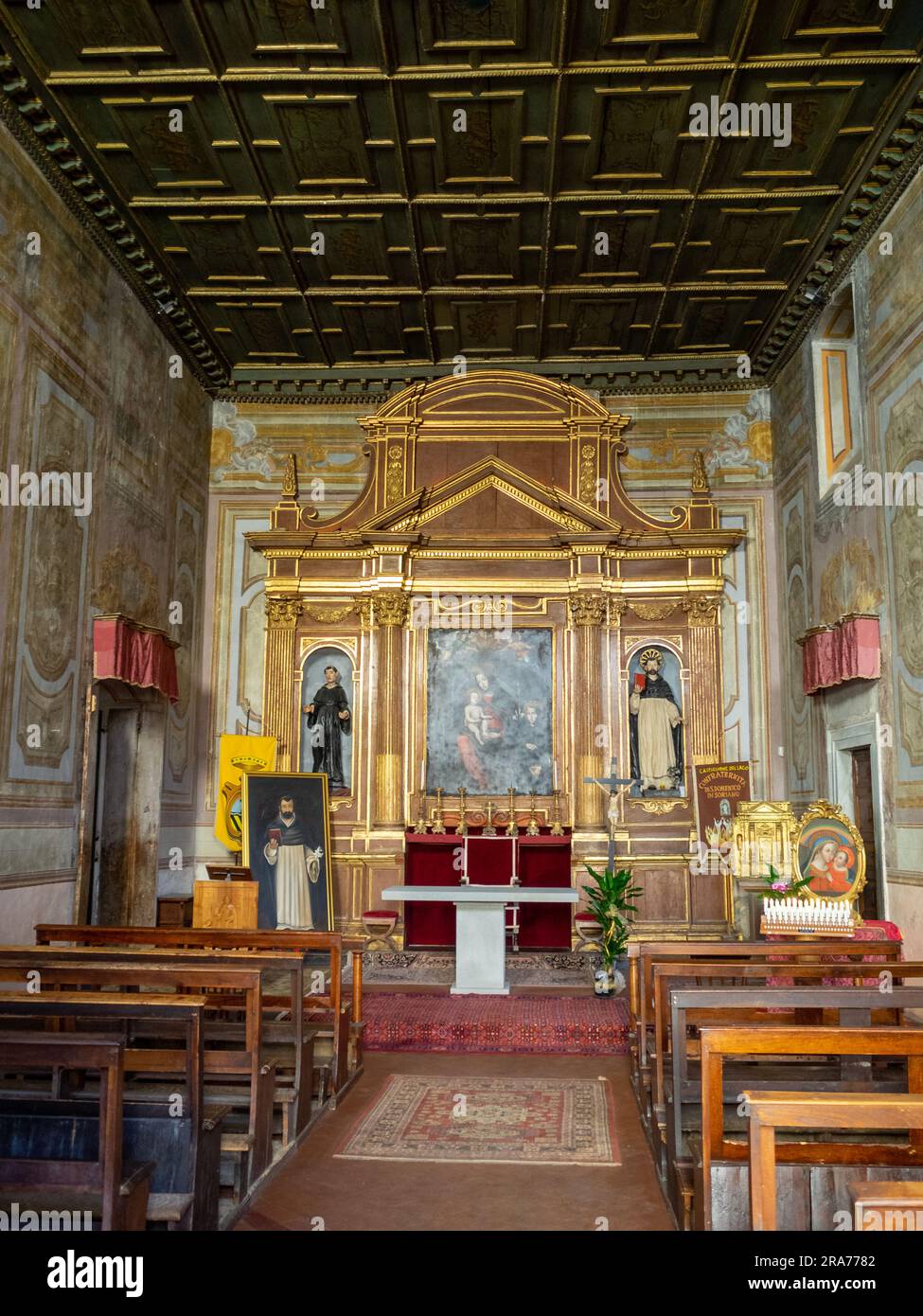 Église de San Domenico, Castiglione del Lago Banque D'Images