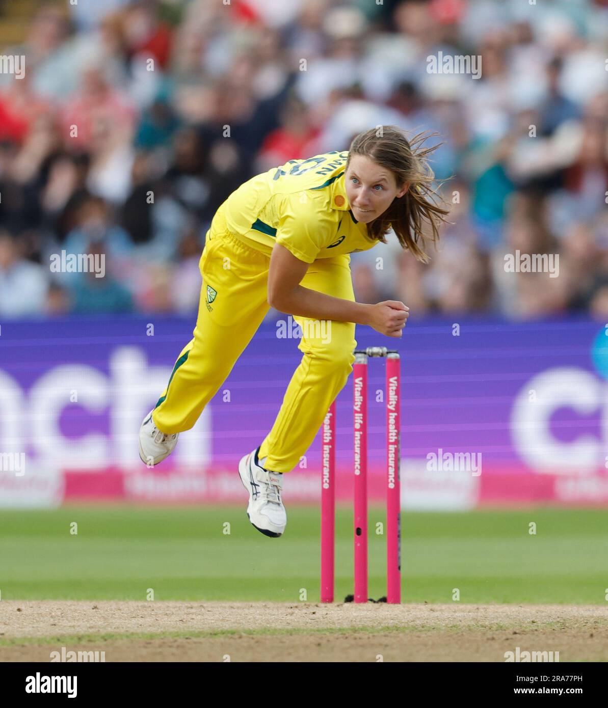 Edgbaston, Birmingham, Royaume-Uni. 1st juillet 2023. 1st Womens Ashes IT20, Angleterre contre Australie; Darcie Brown of Australia Bowling Credit: Action plus Sports/Alamy Live News Banque D'Images