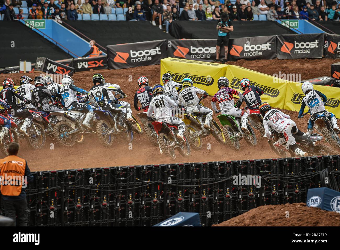 Villa Park, Birmingham, Royaume-Uni. 1st juillet 2023. Championnat du monde de Supercross FIM 2023, Grand Prix de Grande-Bretagne ; crédit : action plus Sports/Alay Live News Banque D'Images