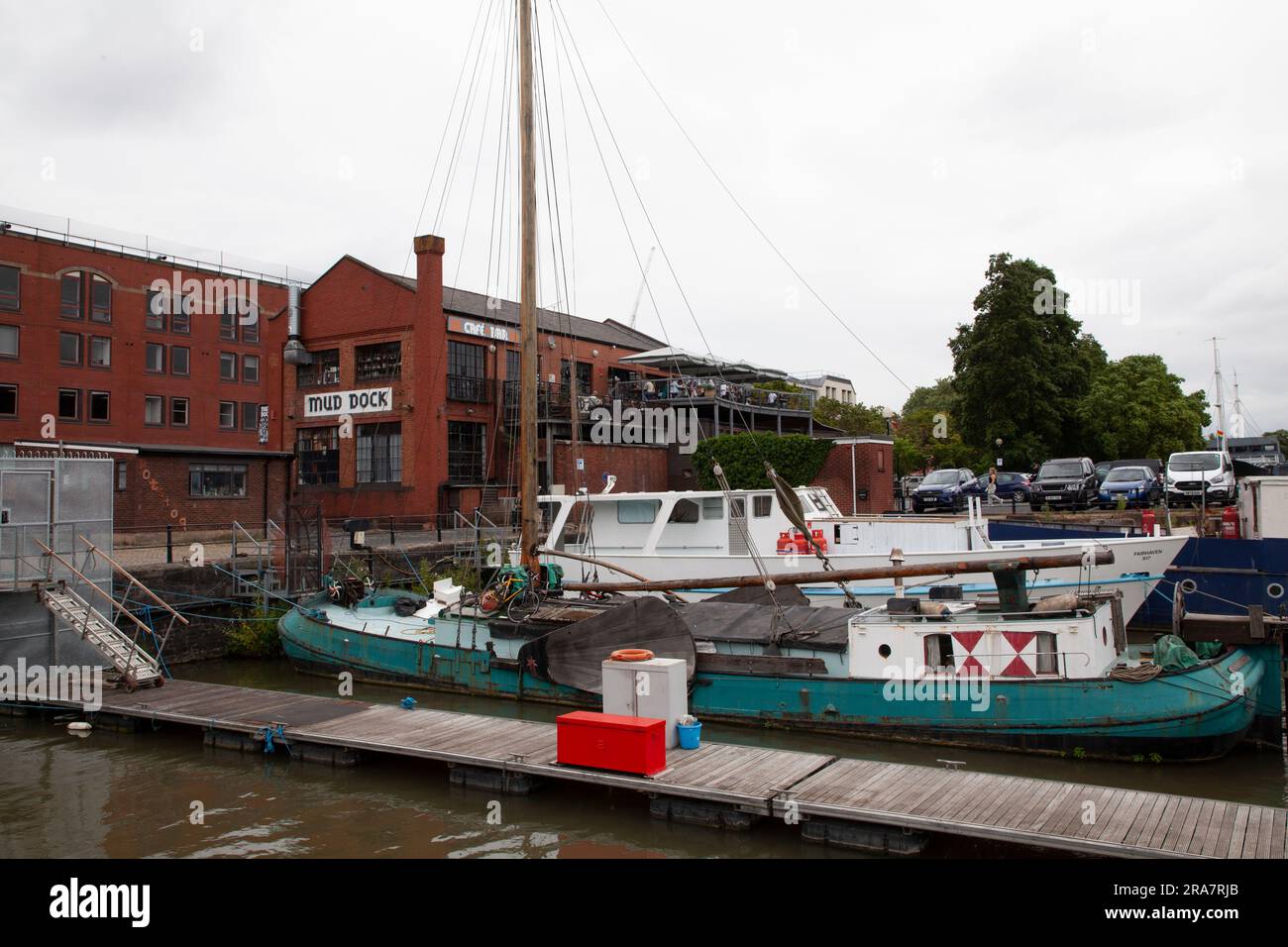 Mud Dock café, à Bristol Banque D'Images