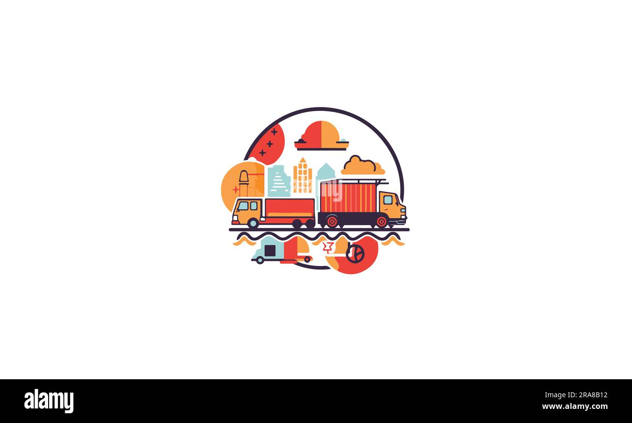 Logo Business Logistic ou autres manières sur fond blanc Illustration de Vecteur Logo Business Logistic ou autres manières sur fond blanc Illustration de Vecteur