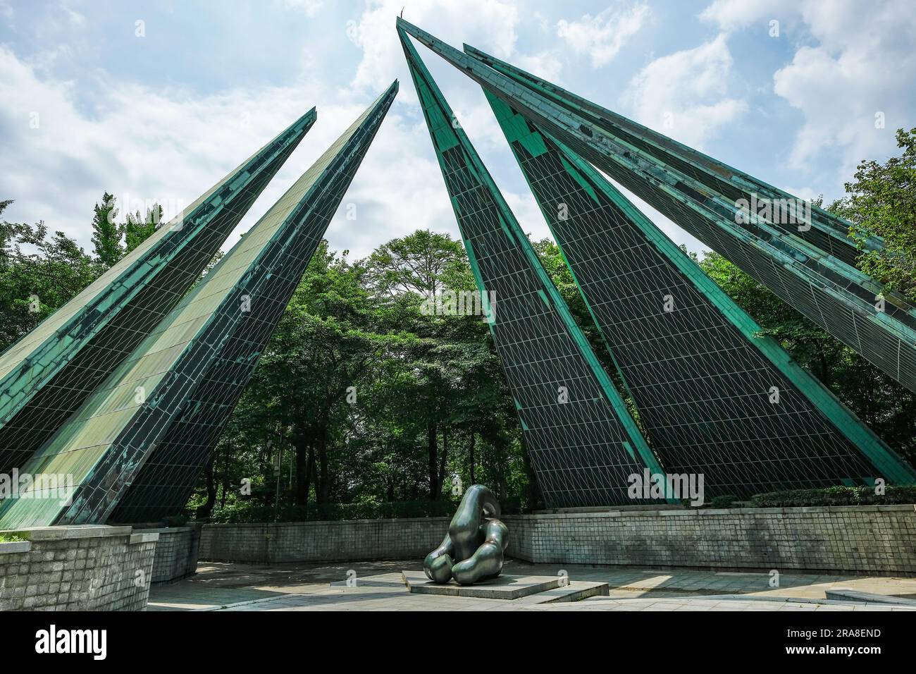 Incheon, Corée du Sud - 27 juin 2023 : 100th anniversaire de la Corée-États-Unis La Tour du Mémorial des relations diplomatiques, conçue par l'architecte Kang, Suk Wong et Th Banque D'Images