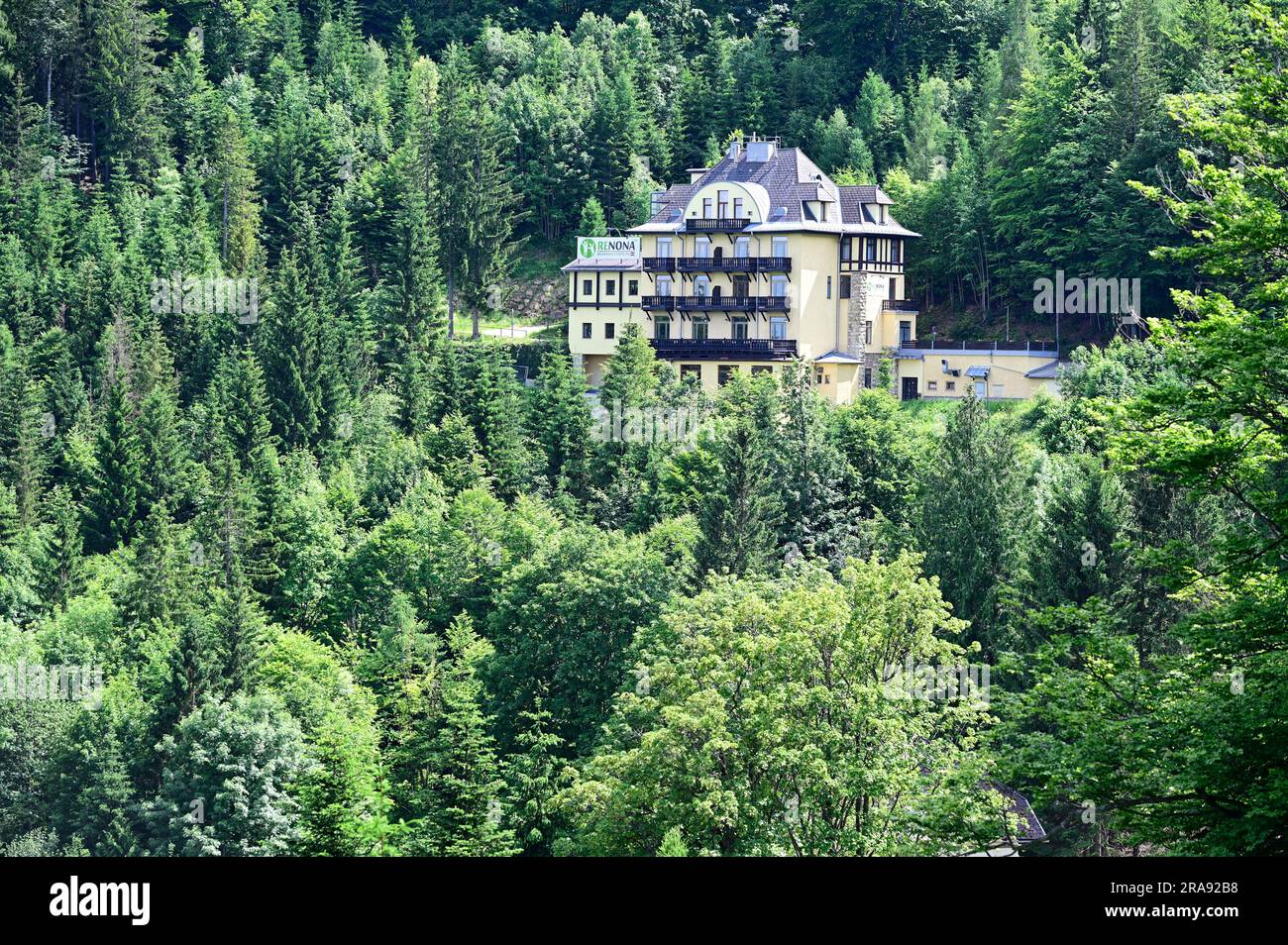 Semmering, Basse-Autriche, Autriche. Renona Rehabilitation Centre à Semmering Banque D'Images