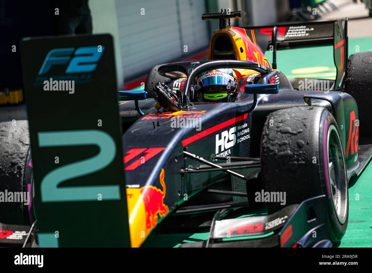 IWASA Ayumu (jpn), DAMS, Dallara F2, portrait lors de la ronde 7th du Championnat de Formule 2 de la FIA 2023 de 30 juin à 2 juillet 2023 sur l'anneau de taureau rouge, à Spielberg, Autriche crédit: Agence de photo indépendante Srl/Alamy Live News Banque D'Images