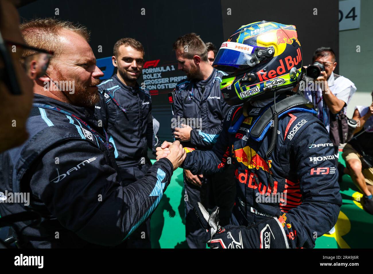 IWASA Ayumu (jpn), DAMS, Dallara F2, portrait lors de la ronde 7th du Championnat de Formule 2 de la FIA 2023 de 30 juin à 2 juillet 2023 sur l'anneau de taureau rouge, à Spielberg, Autriche crédit: Agence de photo indépendante Srl/Alamy Live News Banque D'Images