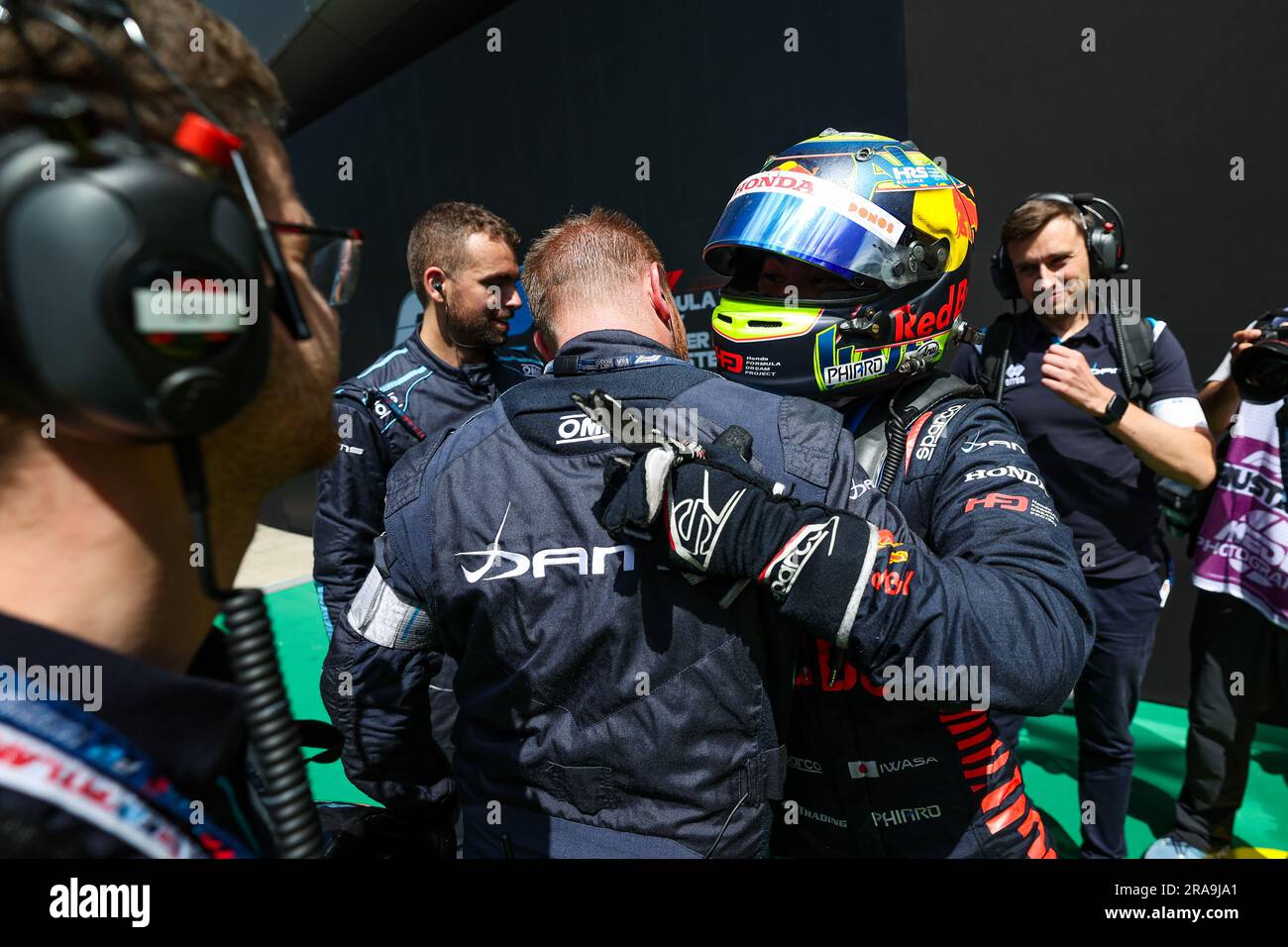 IWASA Ayumu (jpn), DAMS, Dallara F2, portrait lors de la ronde 7th du Championnat de Formule 2 de la FIA 2023 de 30 juin à 2 juillet 2023 sur l'anneau de taureau rouge, à Spielberg, Autriche crédit: Agence de photo indépendante Srl/Alamy Live News Banque D'Images