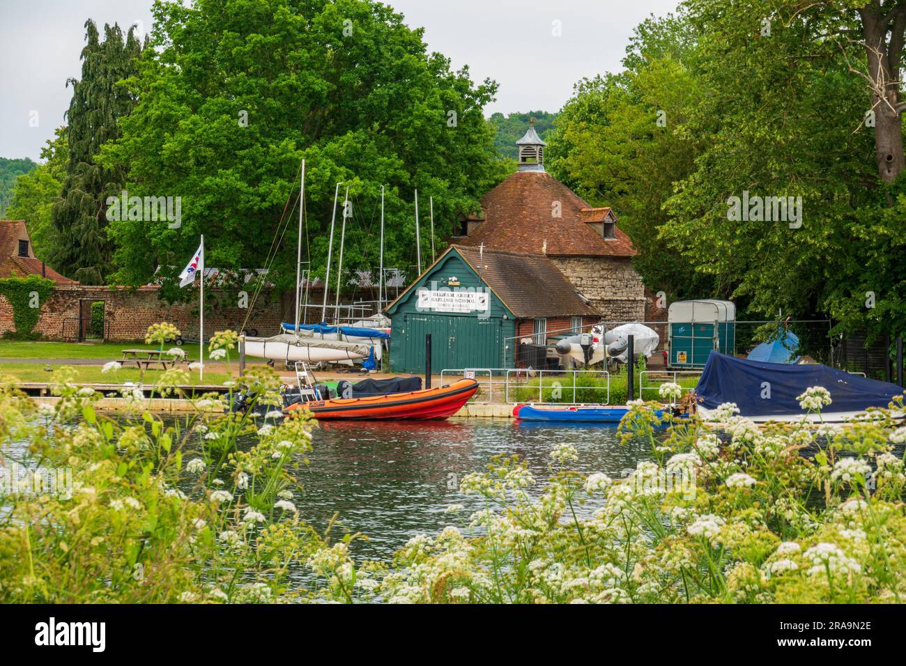 École de navigation et de voile de l'abbaye de Bisham Banque D'Images