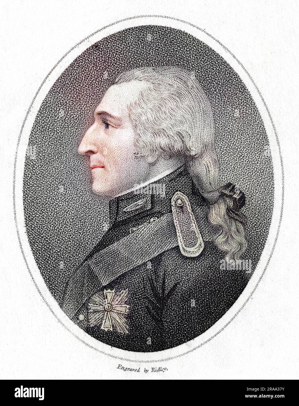 BENJAMIN THOMPSON, comte RUMFORD scientifique et aventurier Date: 1753 - 1814 Banque D'Images