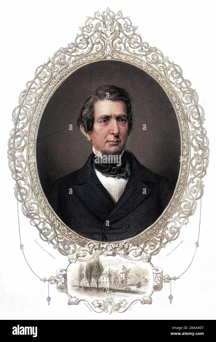 WILLIAM HENRY SEWARD homme d'État américain Date: 1801 - 1872 Banque D'Images