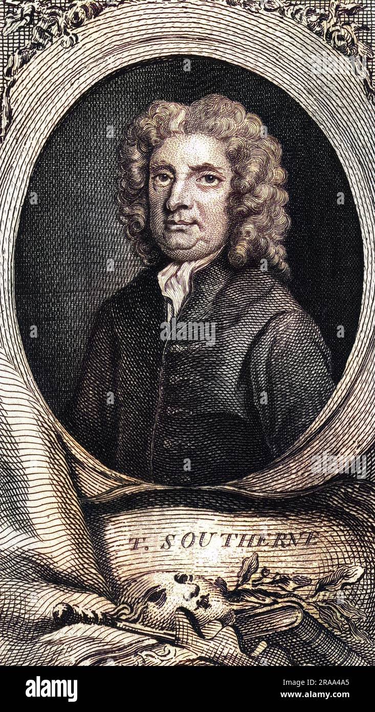 THOMAS SOUTHERNE dramaturge Date: 1660 - 1746 Banque D'Images