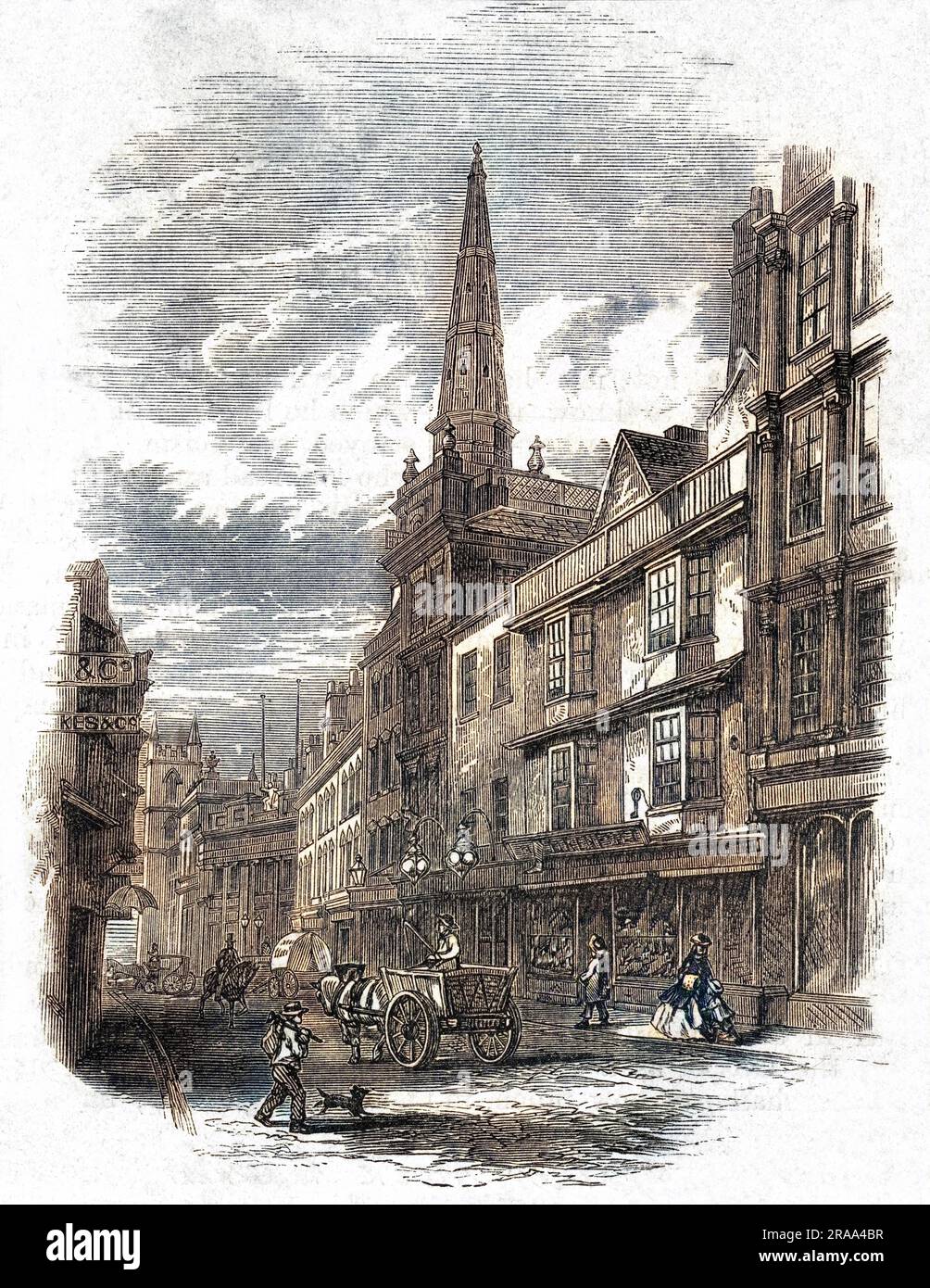 Lieu de naissance DE SOUTHEY à Wine Street, Bristol. Date: 1774 Banque D'Images