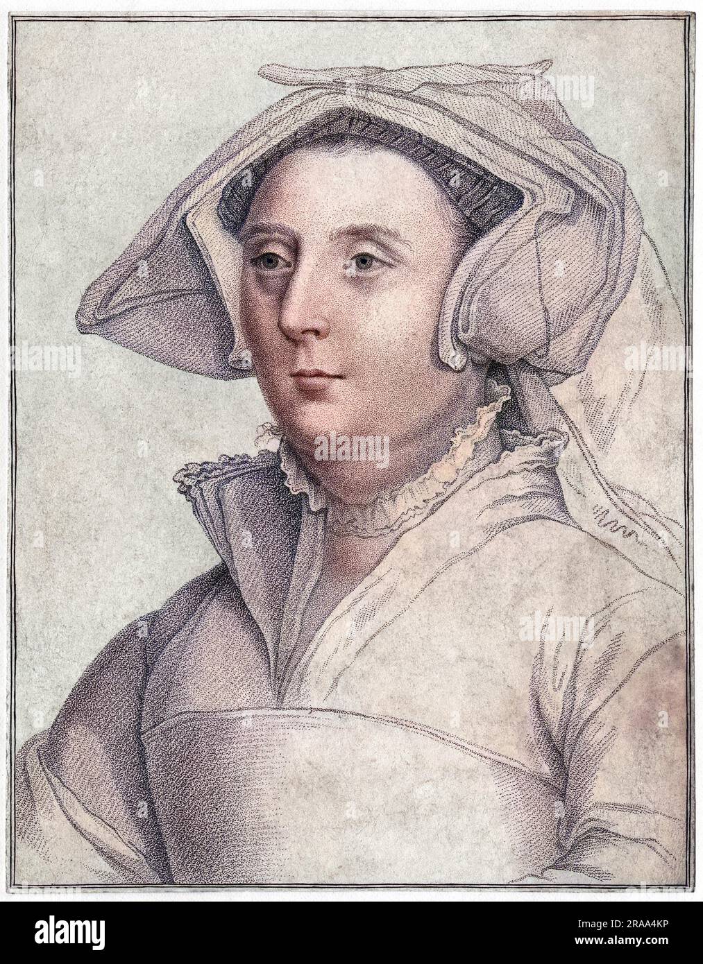 Catharine (baronne Willoughby de Eresby) (1520 - 1580) duchesse de Suffolk quatrième femme de Charles Brandon, duc. Elle lui a survécu et a ensuite épousé Richard Bertie. Banque D'Images