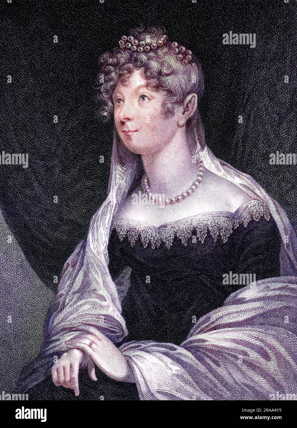 MARY CATHERINE (née Bolton) dame THURLOW (1790 - 1830), actrice, épouse d'Edward, deuxième baron T. Banque D'Images