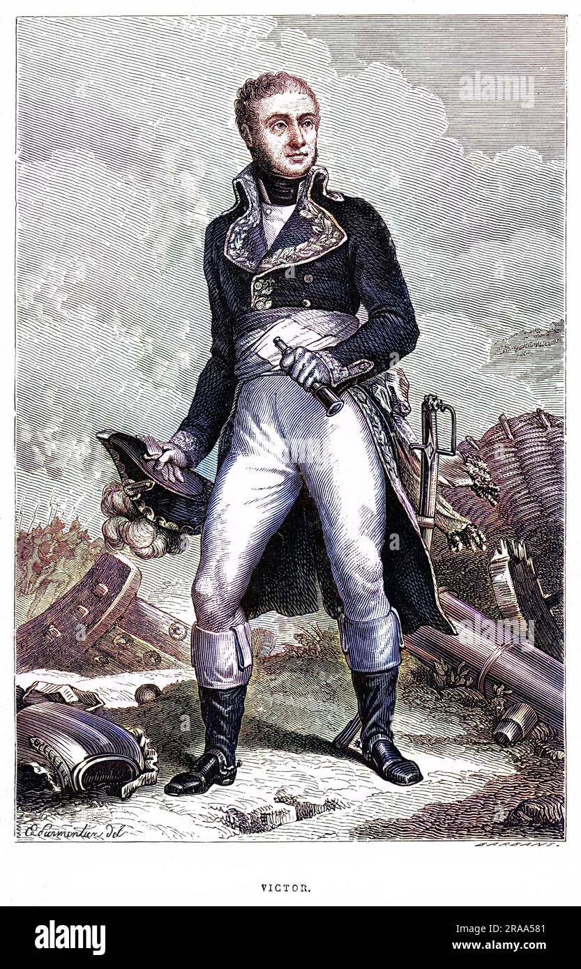 CLAUDE PERRIN VICTOR militaire français, maréchal de France Date: 1764 - 1841 Banque D'Images