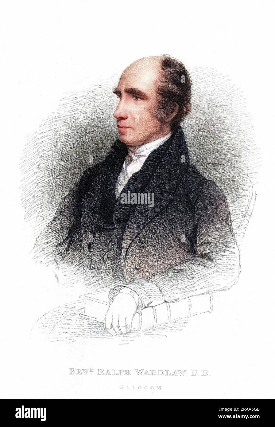 RALPH WARDLAW churchman écossais de Glasgow, écrivain de hymnes etc Date: 1779 - 1853 Banque D'Images