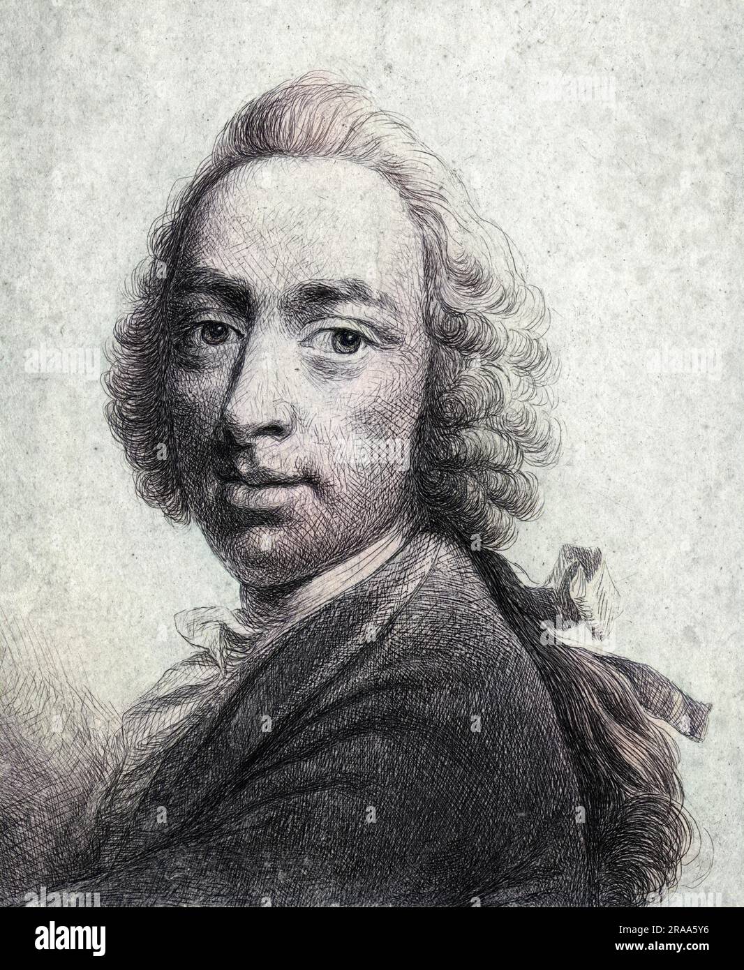 ARTISTE BENJAMIN WILSON Date: 1721 - 1788 Banque D'Images