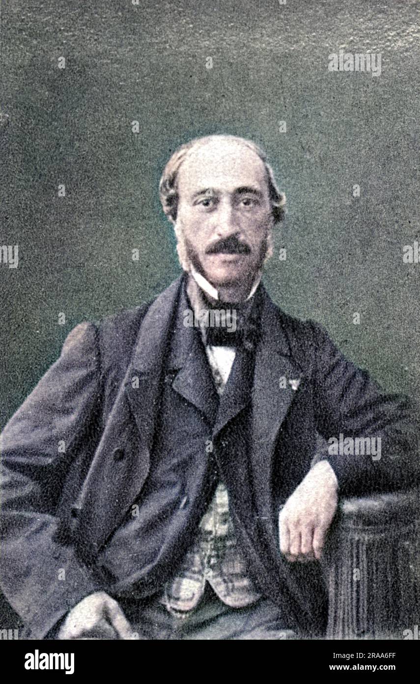 ANTOINE-HENRI BECQUEREL (1852 - 1908), physicien français. Banque D'Images