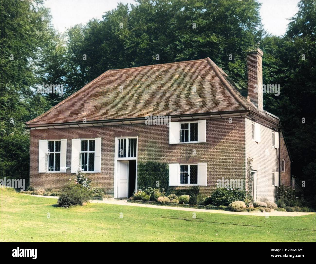 Jordanss', un impressionnant hôtel indépendant récemment construit, maison de campagne 'Modern' près de Beaconsfield, Buckinghamshire, Angleterre. Date: 1959 Banque D'Images