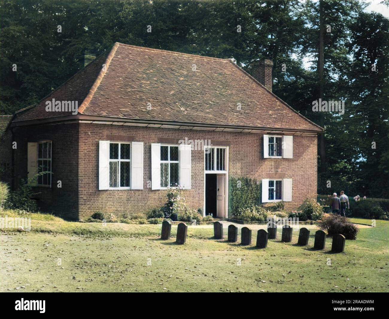 Jordanss', un impressionnant hôtel indépendant récemment construit, maison de campagne 'Modern' près de Beaconsfield, Buckinghamshire, Angleterre. Date: 1959 Banque D'Images
