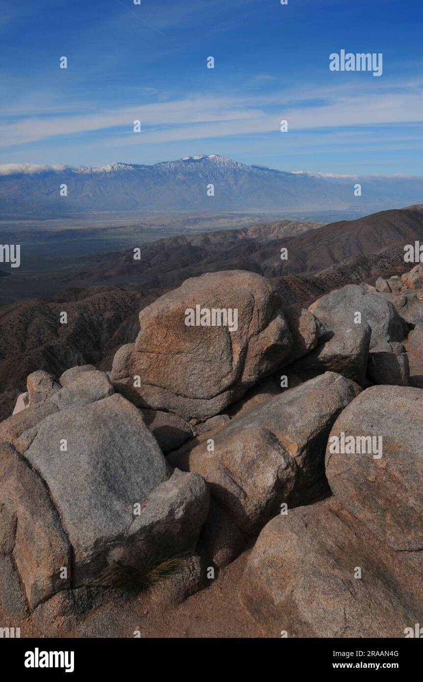 Vues panoramiques depuis le sud de la Californie Banque D'Images
