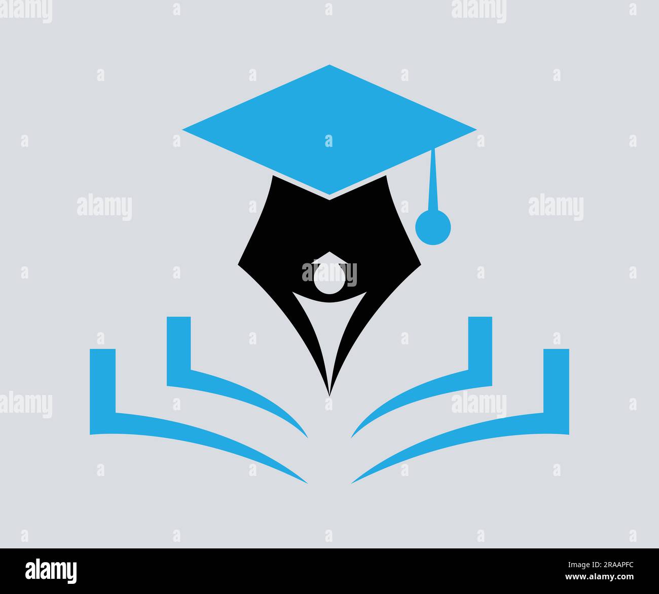 Modèle vectoriel de conception de logo Education Illustration de Vecteur