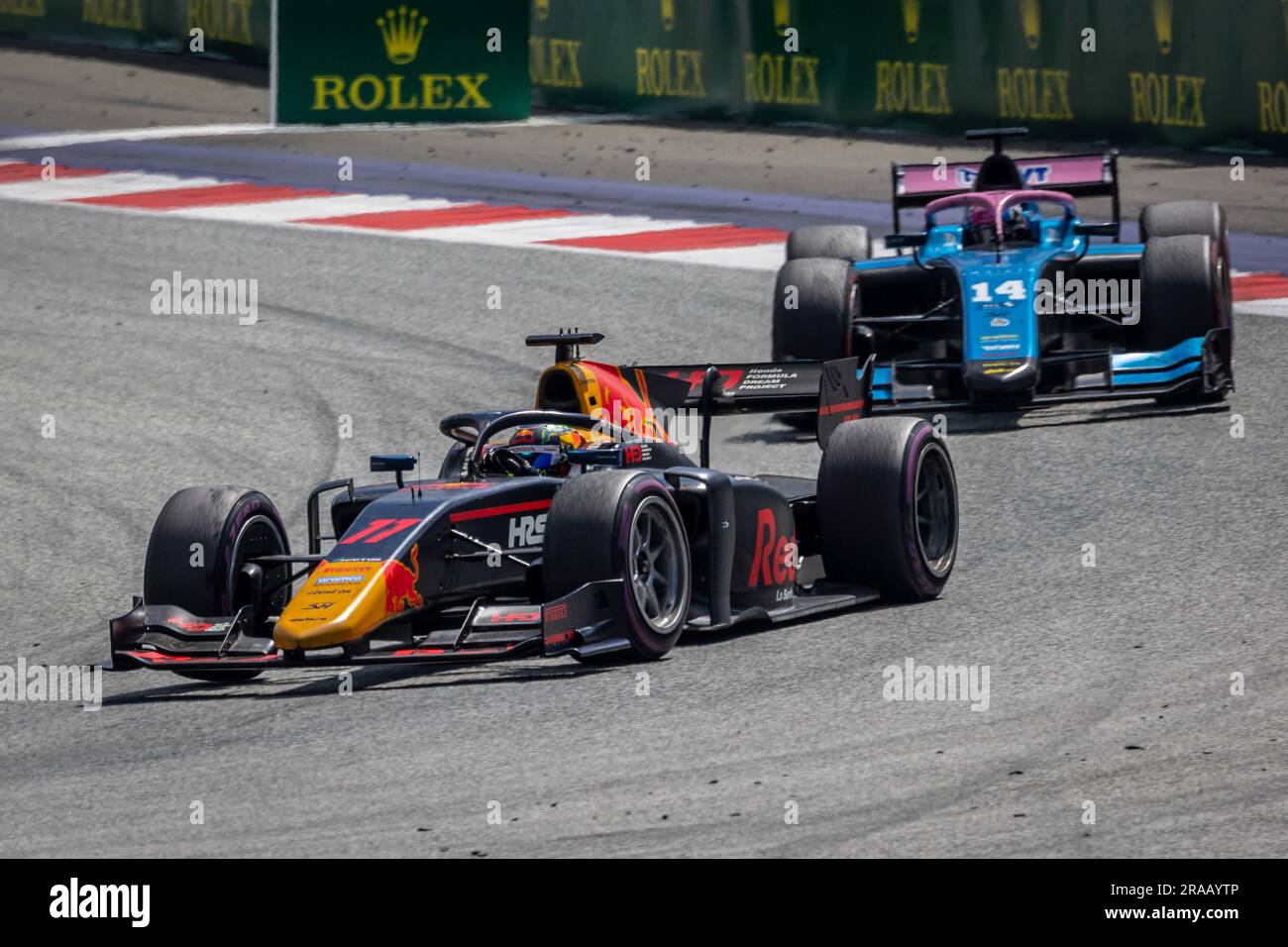 11 IWASA Ayumu (jpn), DAMS, Dallara F2, action lors de la manche 7th du Championnat de Formule 2 de la FIA 2023 de 30 juin à 2 juillet 2023 sur l'anneau de taureau rouge, à Spielberg, Autriche Banque D'Images