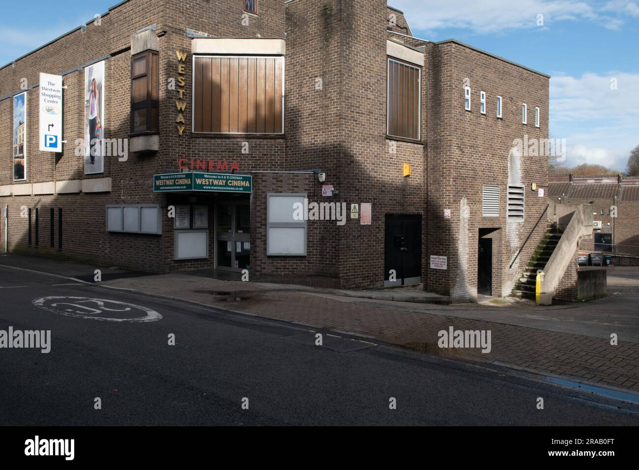 Cinéma Westway, Frome, Somerset, Angleterre Banque D'Images