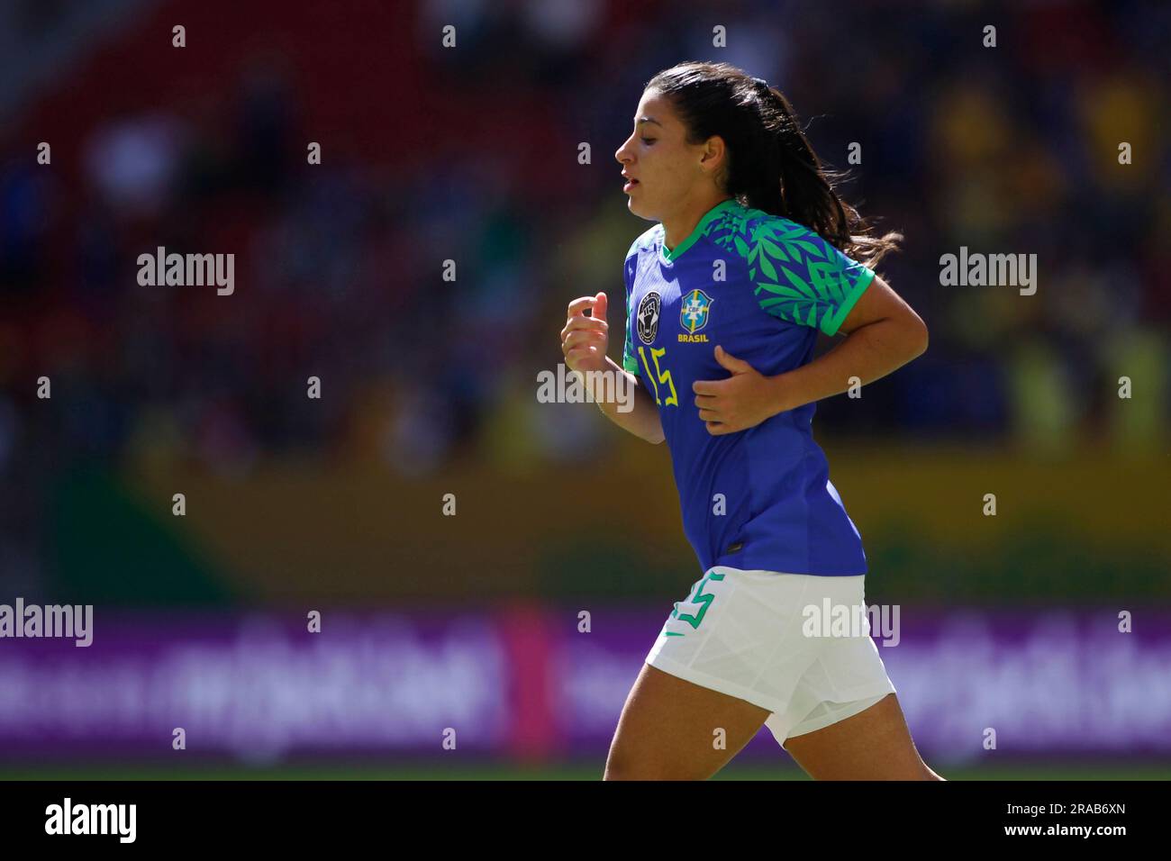 Brasilia, Brésil. 02nd juillet 2023. Duda Sampaio, du Brésil, pendant le match entre le Brésil et le Chili, pour le football international des femmes, au stade de Mane Garrincha, à Brasilia sur 02 juillet. Photo: Adalberto marques/DiaEsportivo/Alay Live News crédit: DiaEsportivo/Alay Live News Banque D'Images