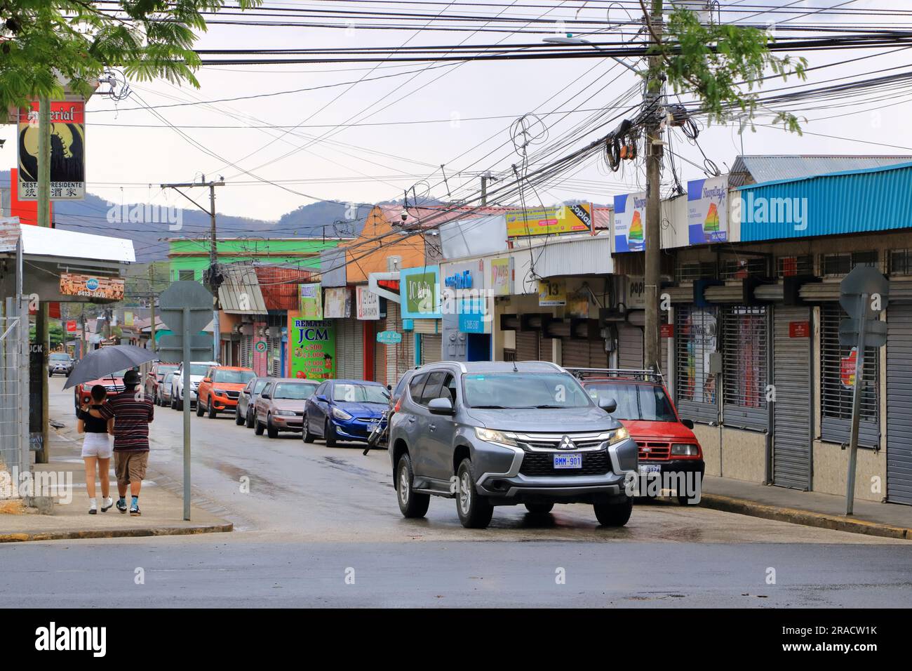 12 mars 2023 - Nicoya, Guanacaste au Costa Rica: Vie typique de rue ...