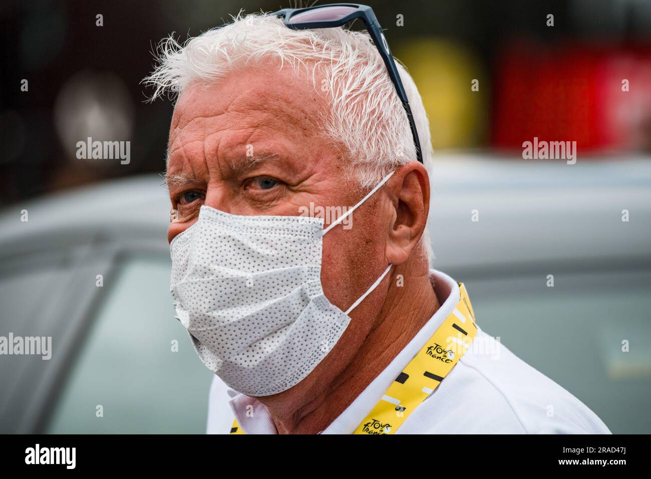 02/07/2023 deuxième étape, Tour de France. Vitoria-Gasteiz à San Sebastián. Patrick Lefevere. Banque D'Images