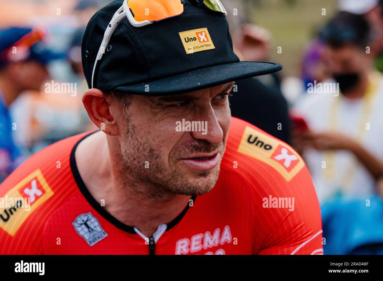 02/07/2023 deuxième étape, Tour de France. Vitoria-Gasteiz à San Sebastián. Alexander Kristoff. Banque D'Images