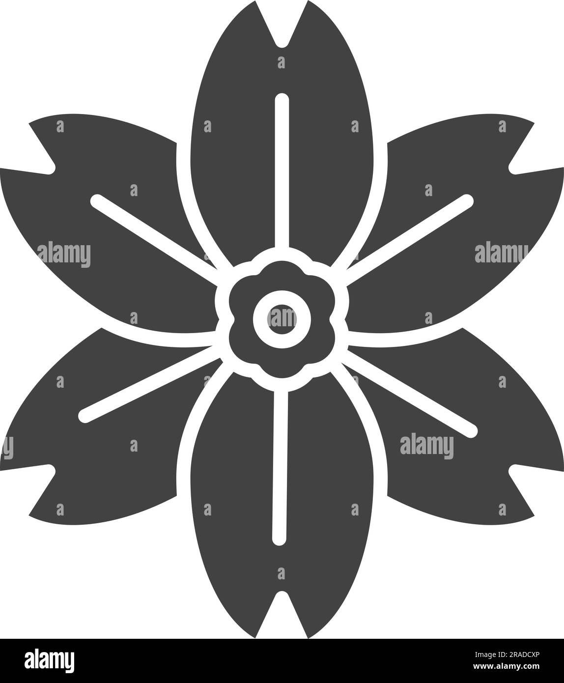 Alpine Forget Me Not Icon image. Illustration de Vecteur