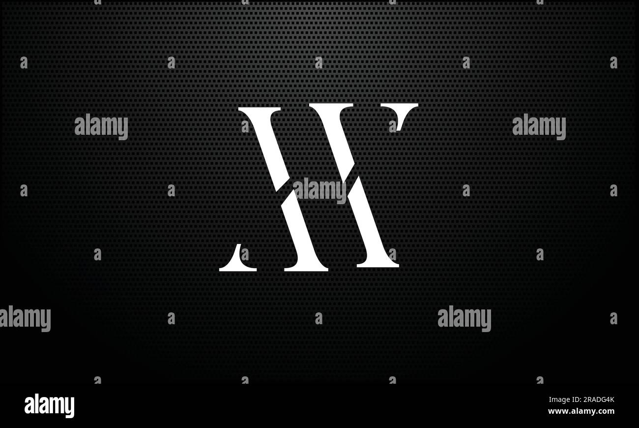 MW, WM, création de logo abstrait Illustration de Vecteur