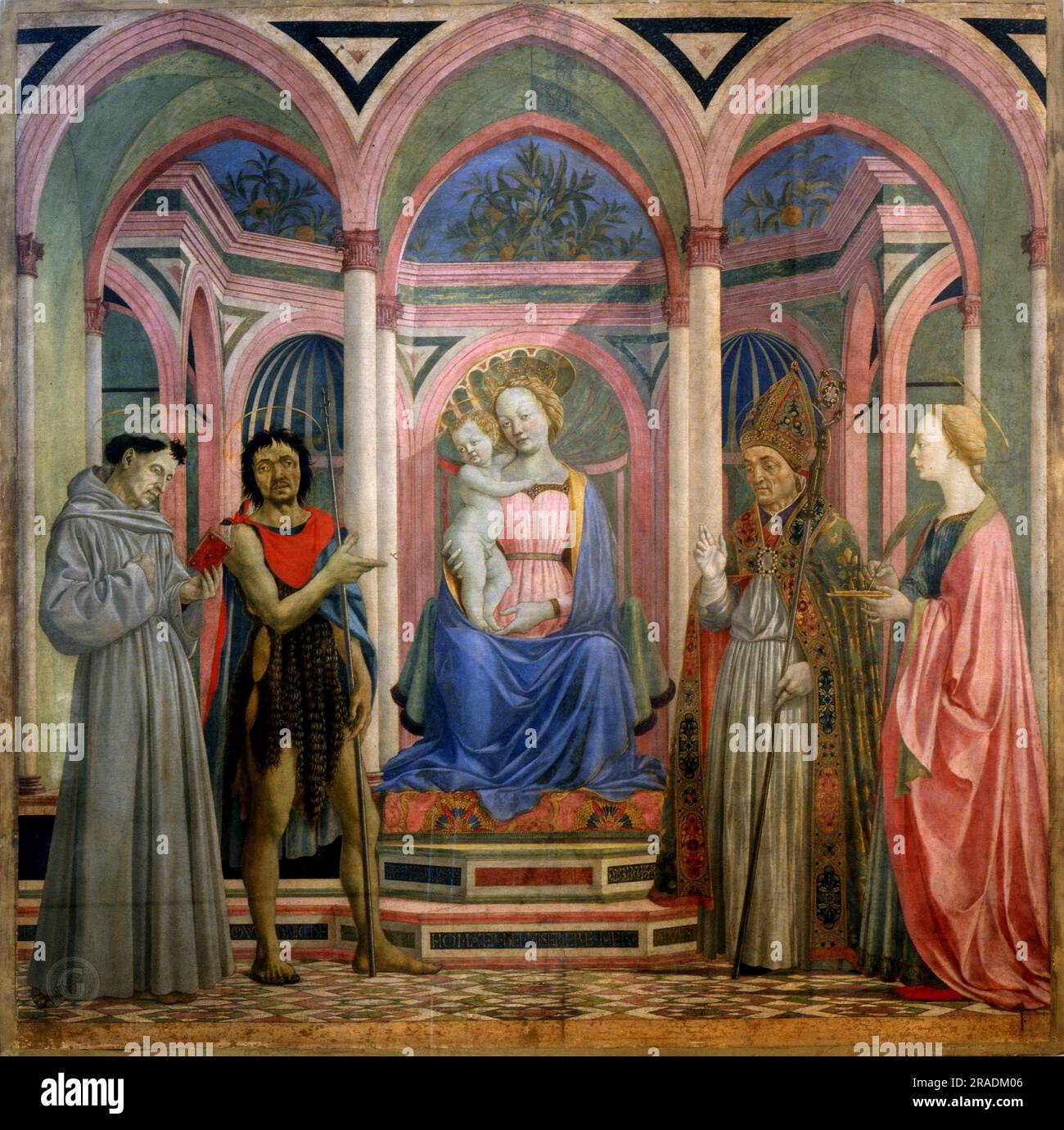 Retable de sainte lucie de magnoli Banque de photographies et d’images