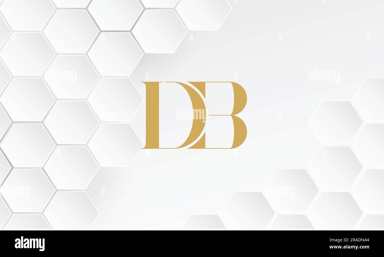 DB, BD, lettres abstraites logo Monogramme Illustration de Vecteur