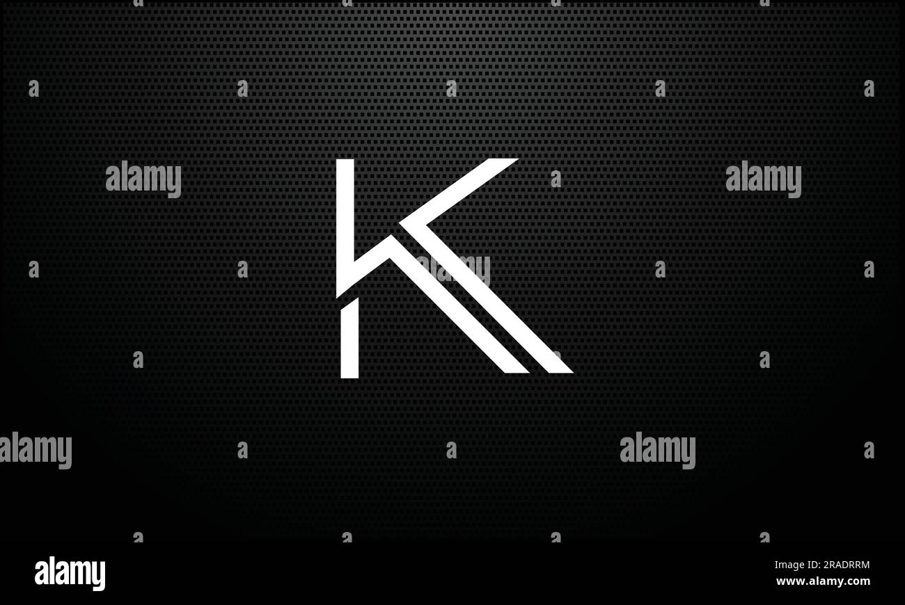 Kt, TK, Abstract logo Design Illustration de Vecteur