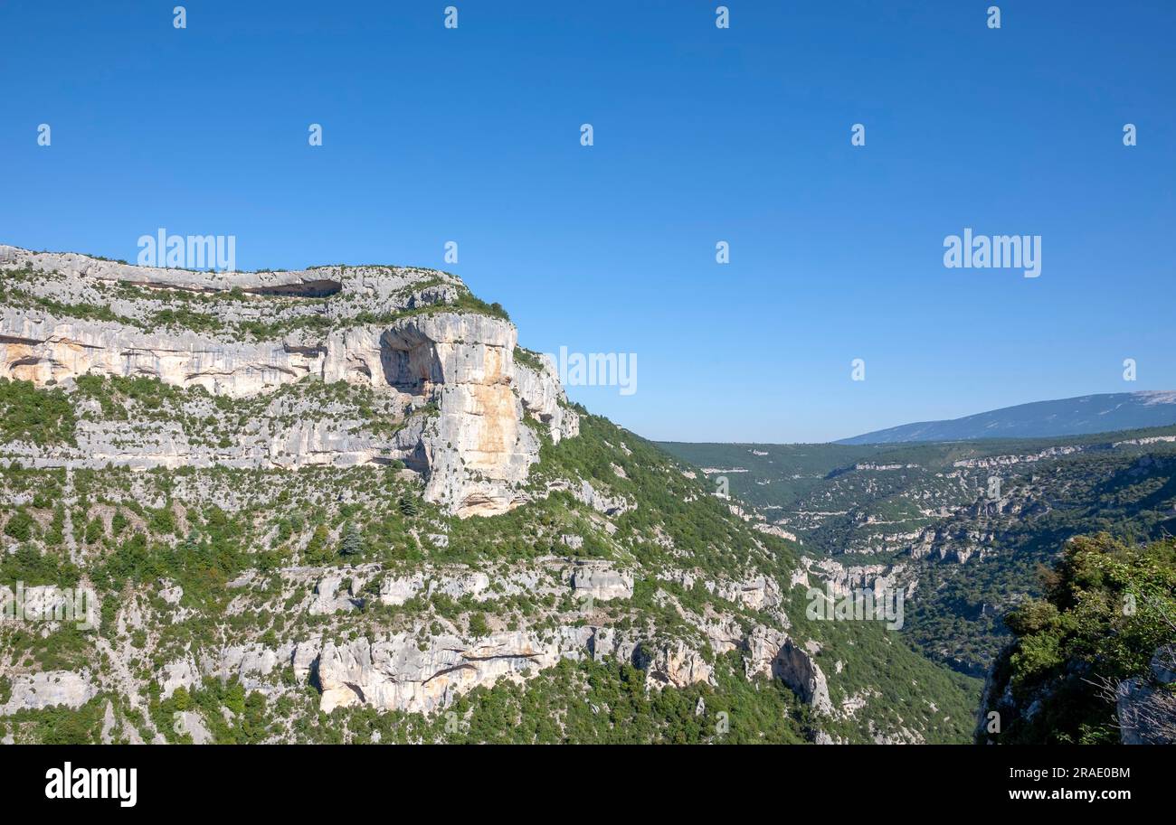 Les gorges de Nesque Banque D'Images