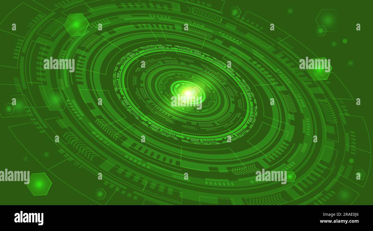 Un environnement technologique lumineux pour vos meilleures conceptions Banque D'Images