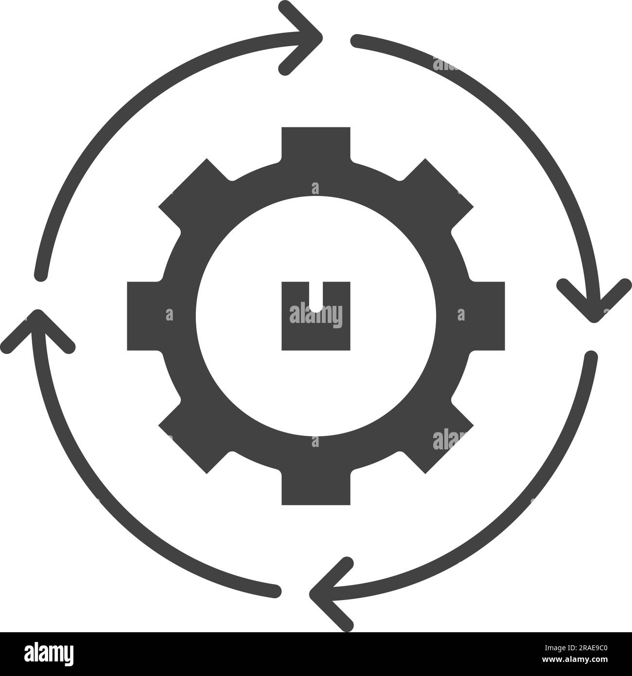 Icône de fabrication agile. Illustration de Vecteur