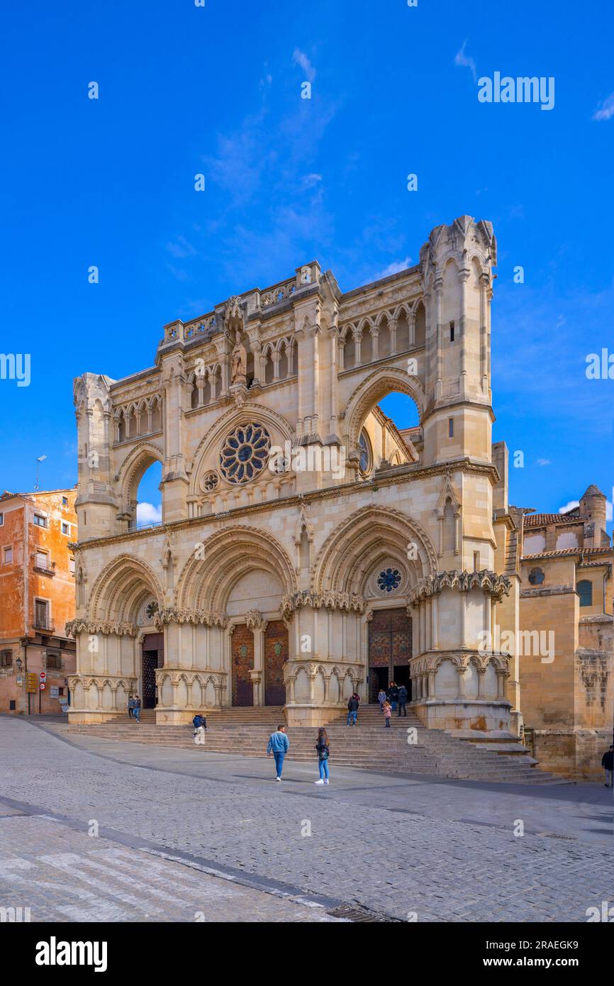 La cathédrale de Santa Maria et San Giuliano, Cuenca, Castille-la Manche, Espagne Banque D'Images