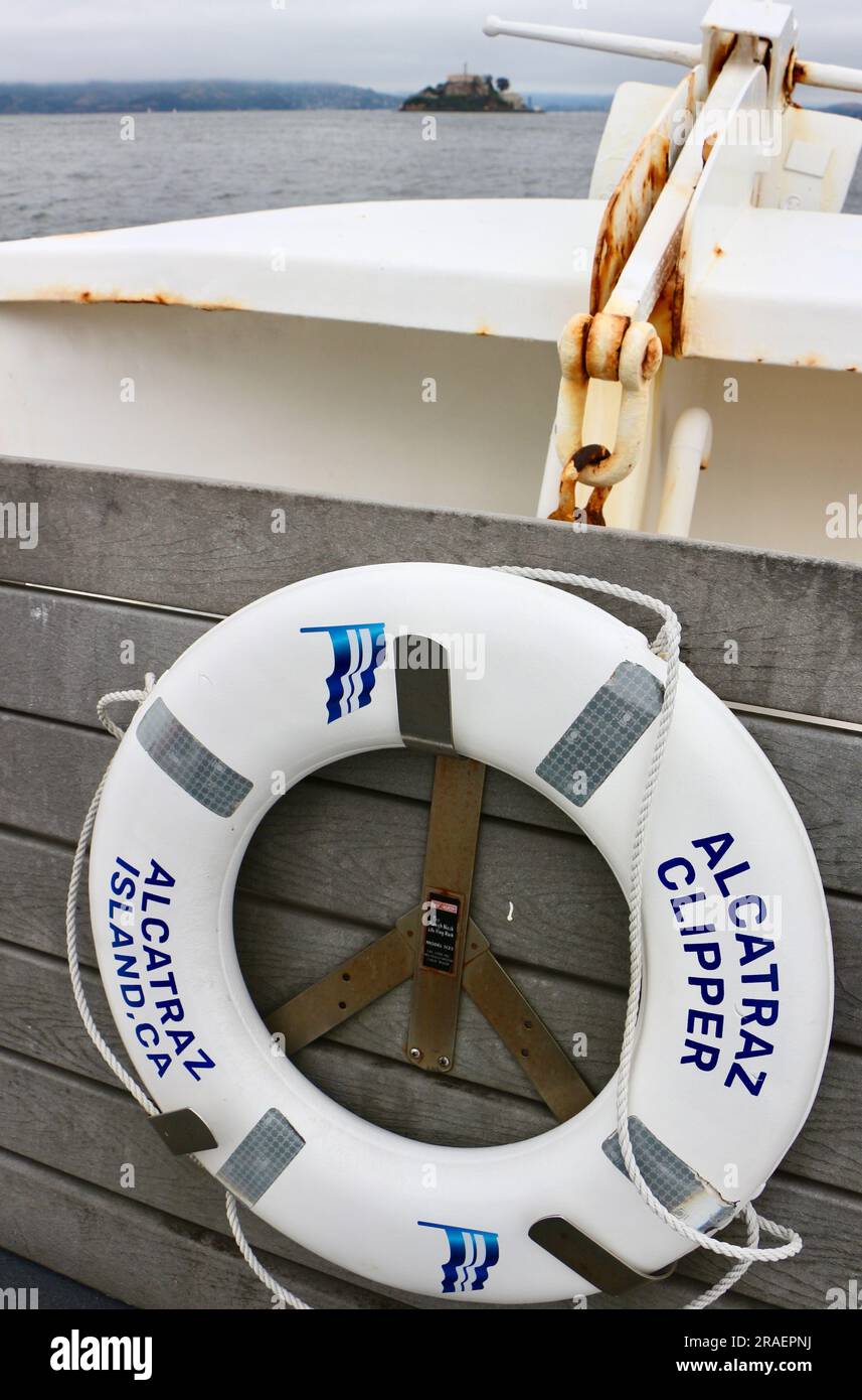 Bouée de sauvetage San Francisco Californie États-Unis Banque D'Images