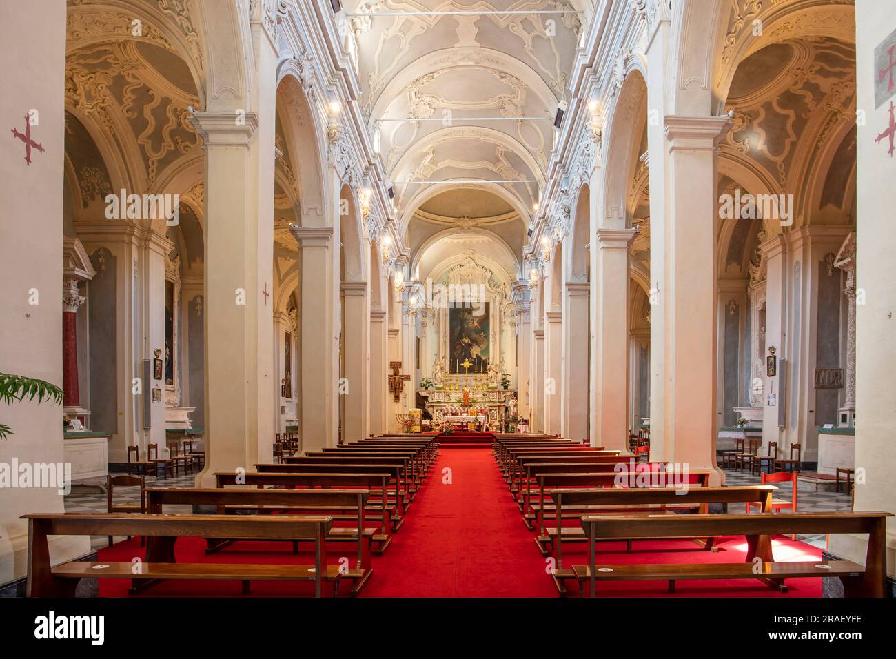 Église de San Francesco, Pontremoli, Massa-Carrara. Toscane, Italie Banque D'Images