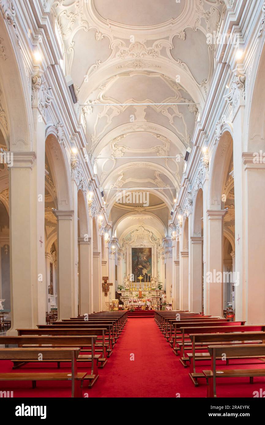 Église de San Francesco, Pontremoli, Massa-Carrara. Toscane, Italie Banque D'Images