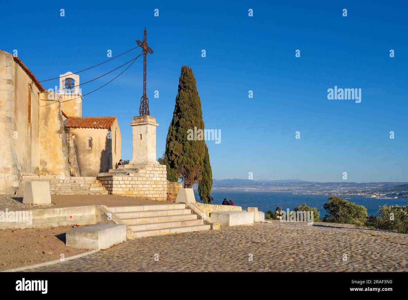Chapelle catholique de notre-Dame de la Miséricorde, connue sous le nom de notre-Dame des marins, Martigues, Bouches-du-Rhône, Provence-Alpes-Côte d'Azur, France Banque D'Images
